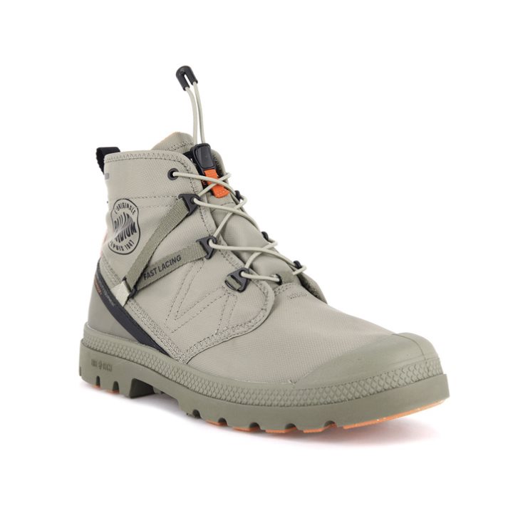 Palladium Pampa Travel Lite+ Waterdichte Laarzen Heren Olijfgroen | NL 63XWETI